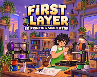 FIRST LAYER: 3D Printing Simulator — Demo cover art