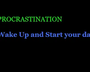 Procrastination cover art